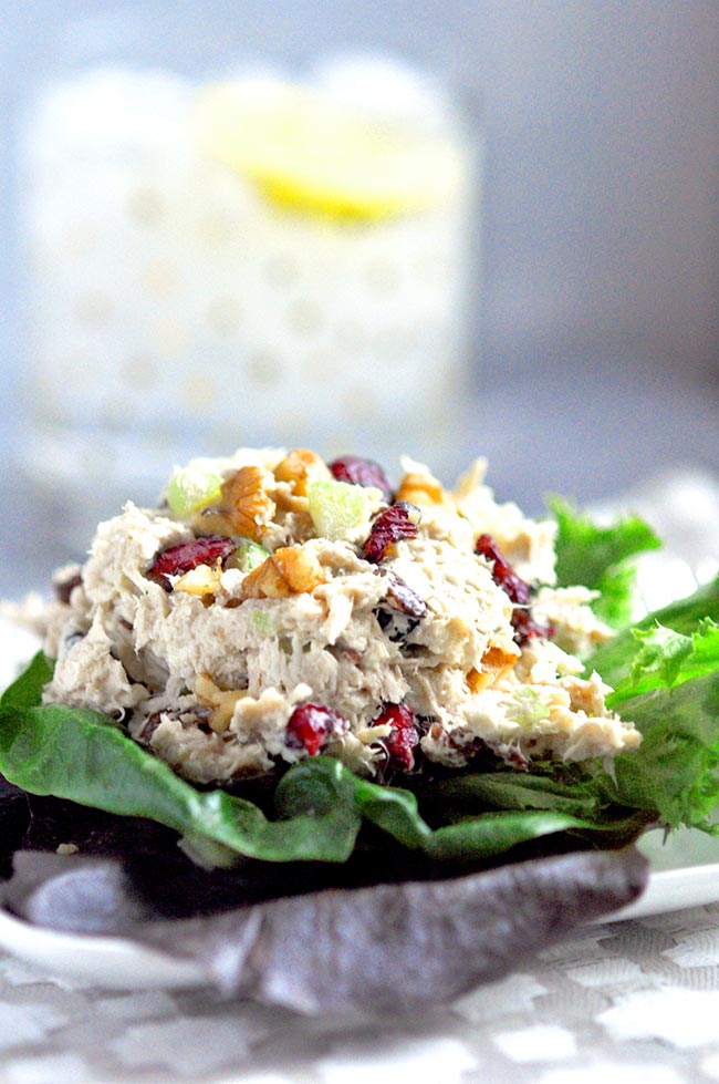 Cranberry Walnut Chicken Salad | Mighty Mrs. | Raising Strong, Healthy