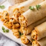 5-Ingredient Chicken Taquitos - Air Fryer or Oven