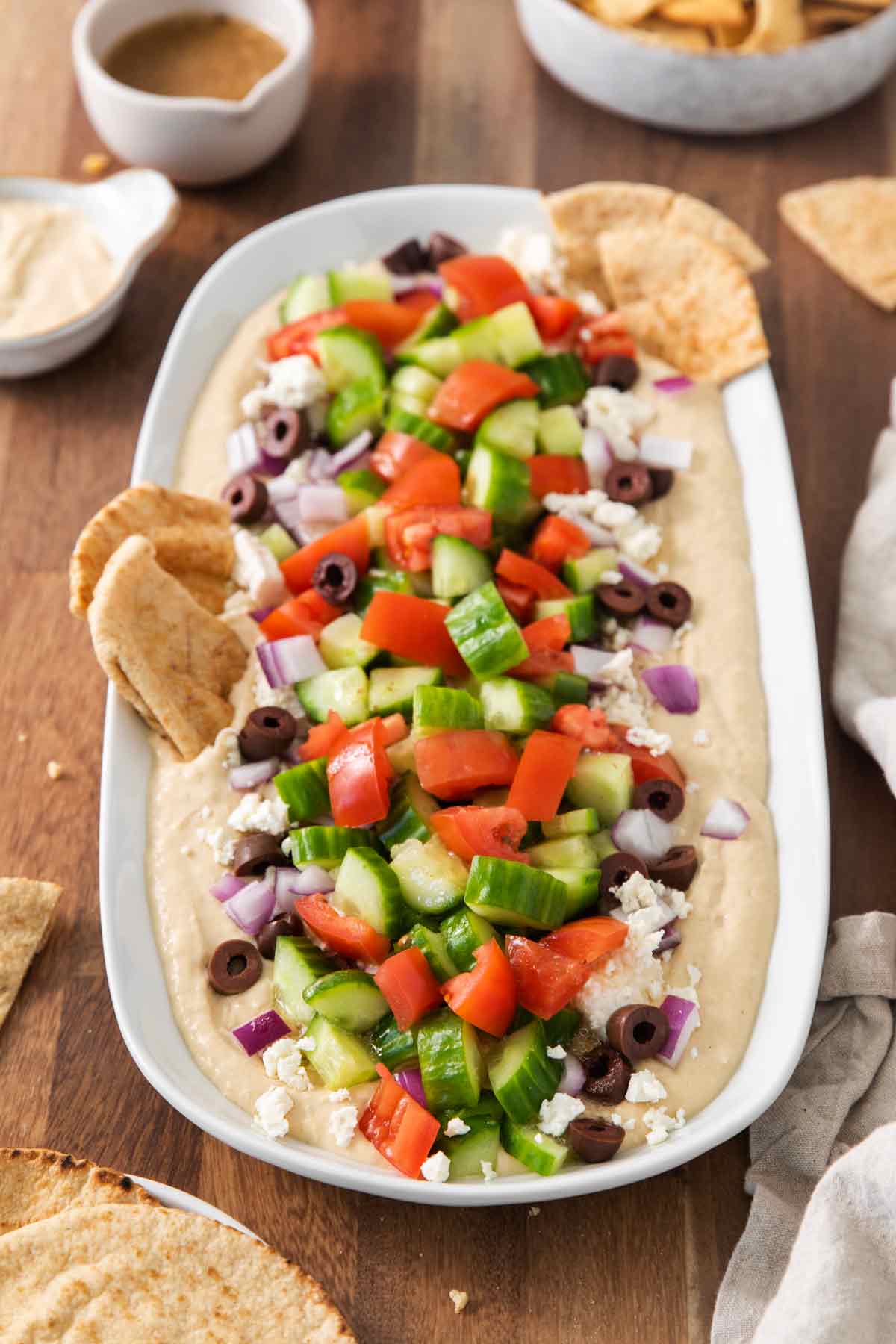 Layered Greek Dip - Easy Appetizer