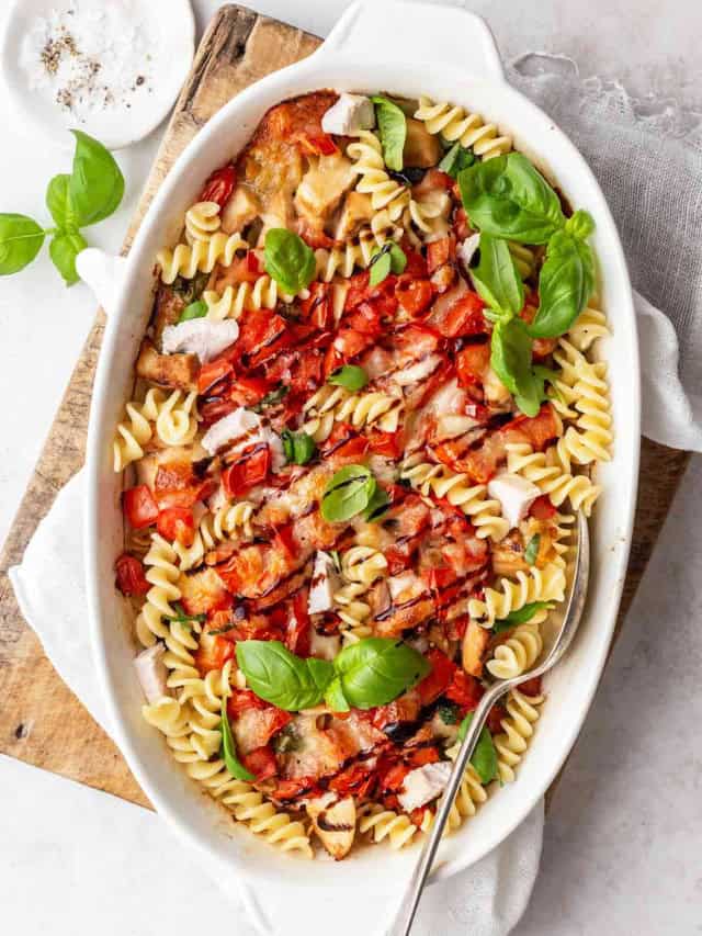 Bruchetta Chicken Casserole