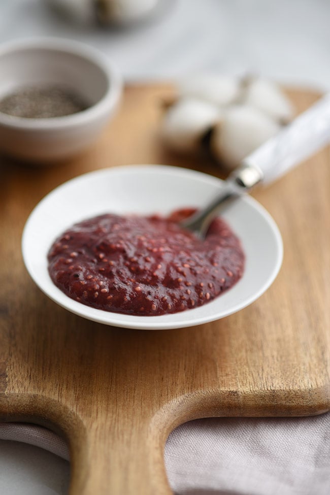 Chia Jam - 2 Ingredients, No Cook