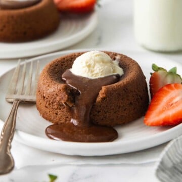 Chocolate Nutella Lava Cakes for 2