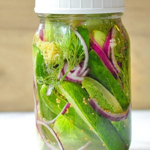 Easy Refrigerator Dill Pickles