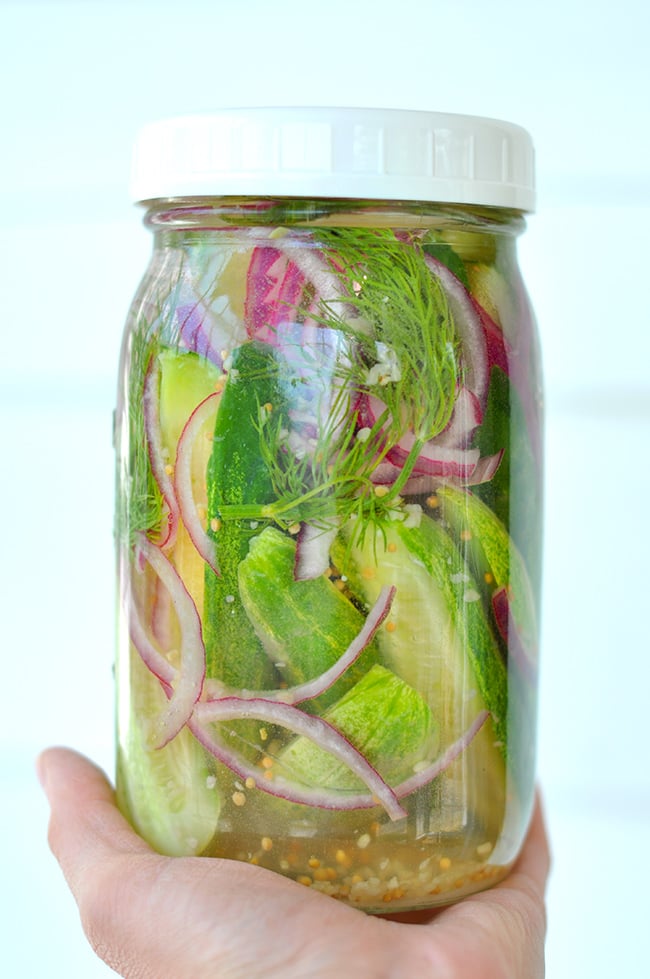 Easy Refrigerator Dill Pickles