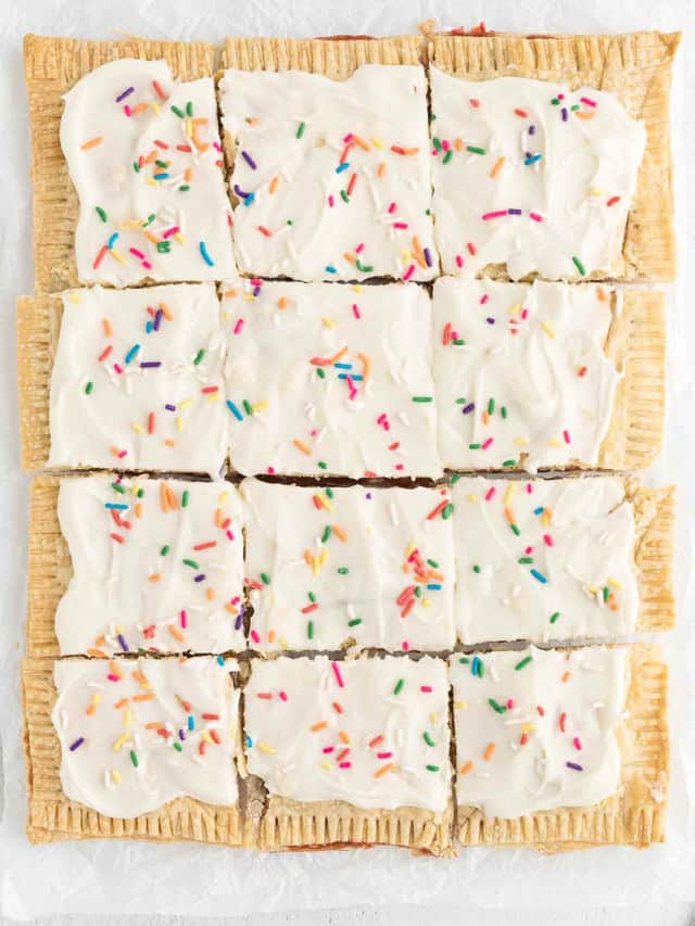 Giant Strawberry Pop Tart