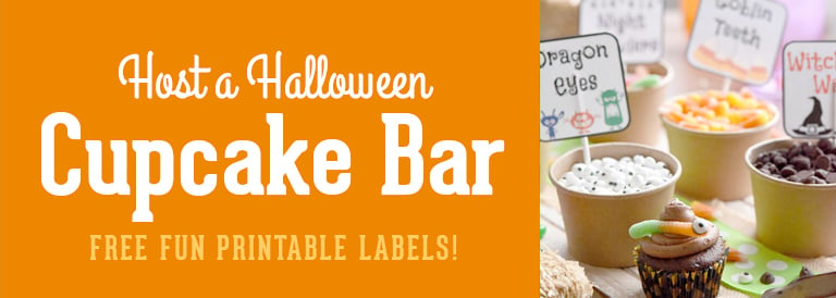 Host a Halloween Cupcake Bar