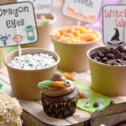 Halloween Cupcake Bar - Free printable