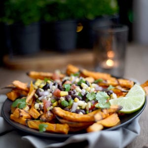 Mexican Style Baked Sweet Potato Fries