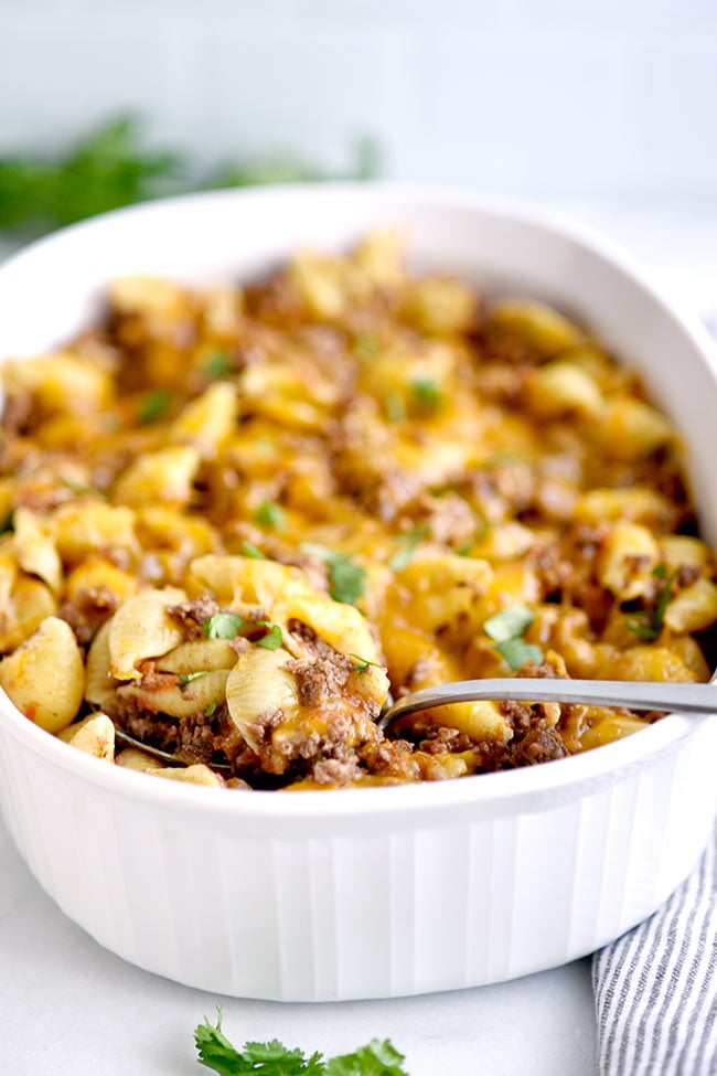 Taco Pasta Casserole