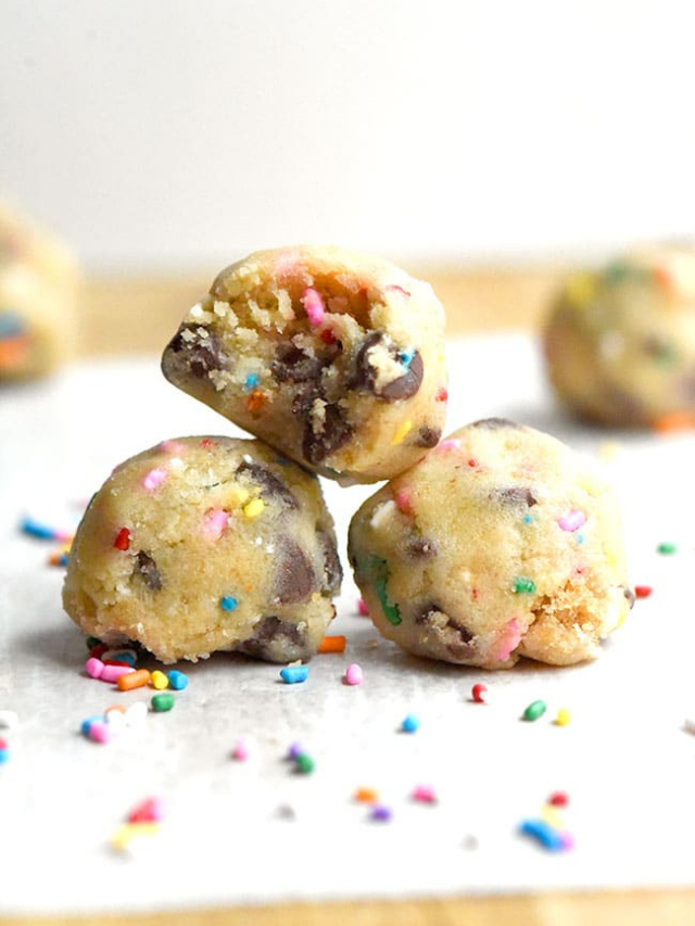 Edible Cookie Dough Balls Story