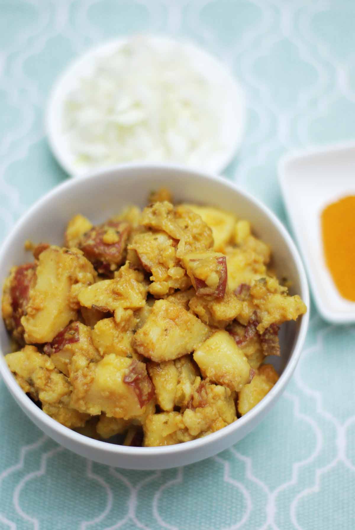 Aloo Gobi - Indian Potatoes and Cauliflower