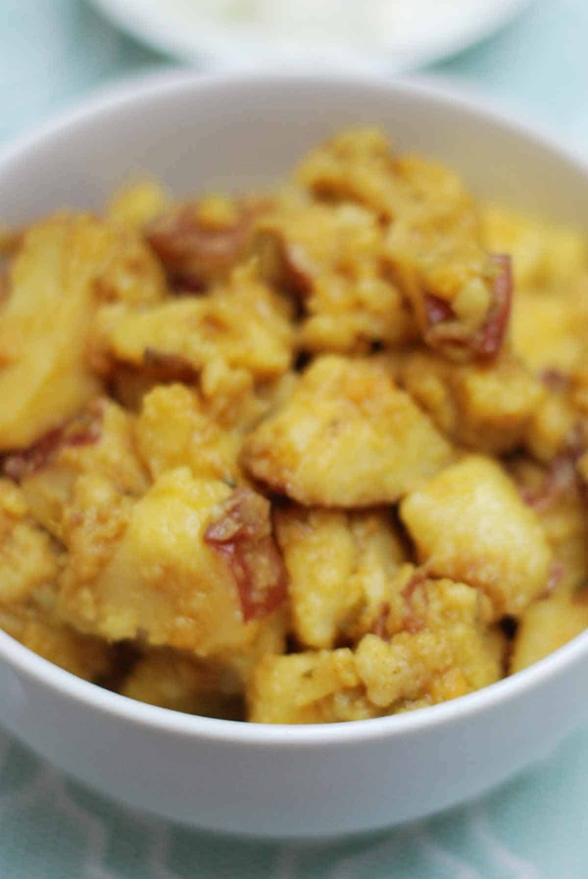 Aloo Gobi - Indian Potatoes and Cauliflower