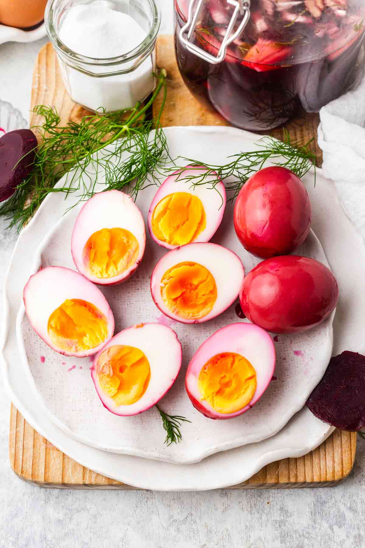 Amish Red Beet Pickled Eggs