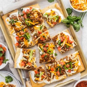 Homemade Taco Pizza