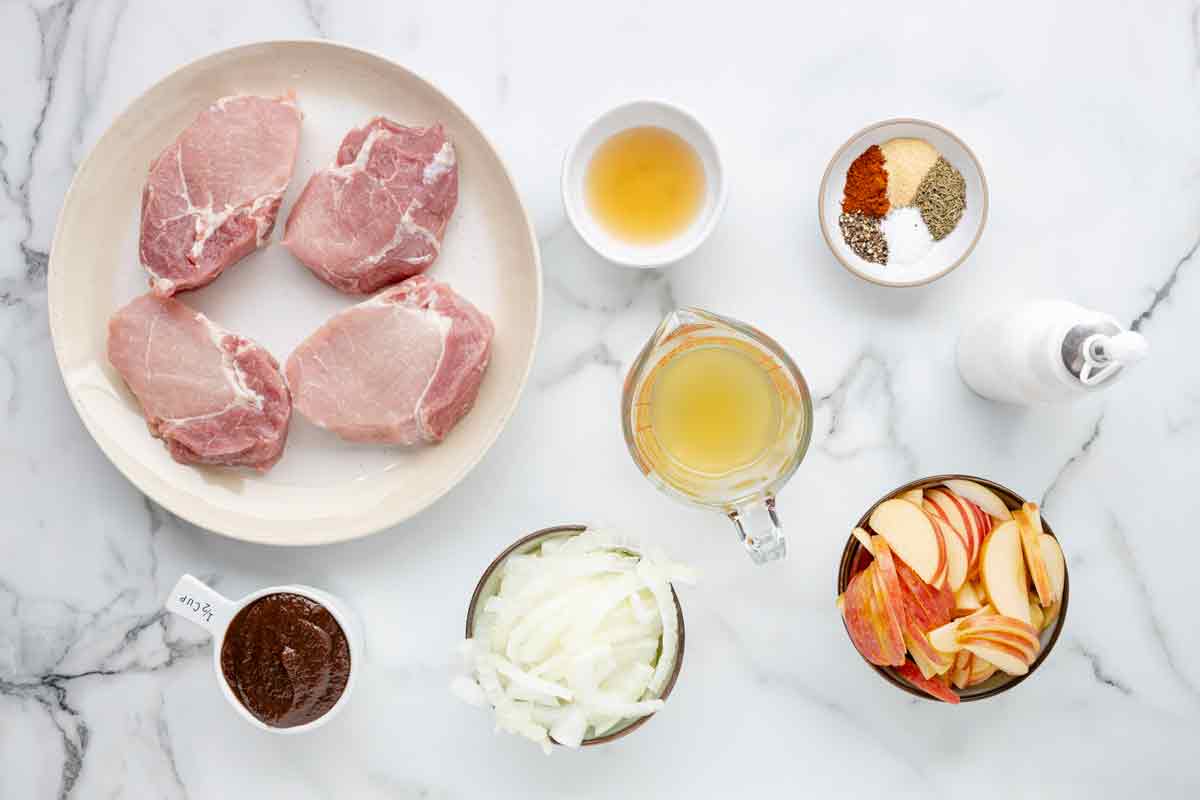 Apple Butter Pork Chop Ingredients