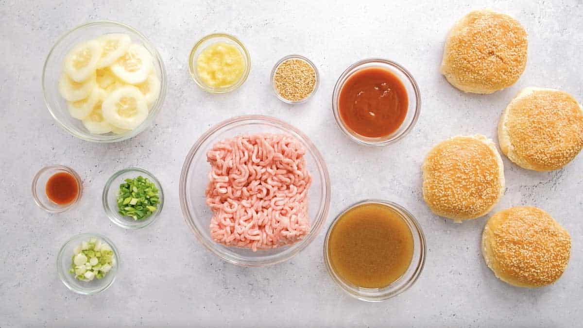 Asian Sloppy Joe Ingredients