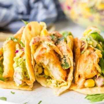 Baja Fish Stick Tacos with Avocado Slaw