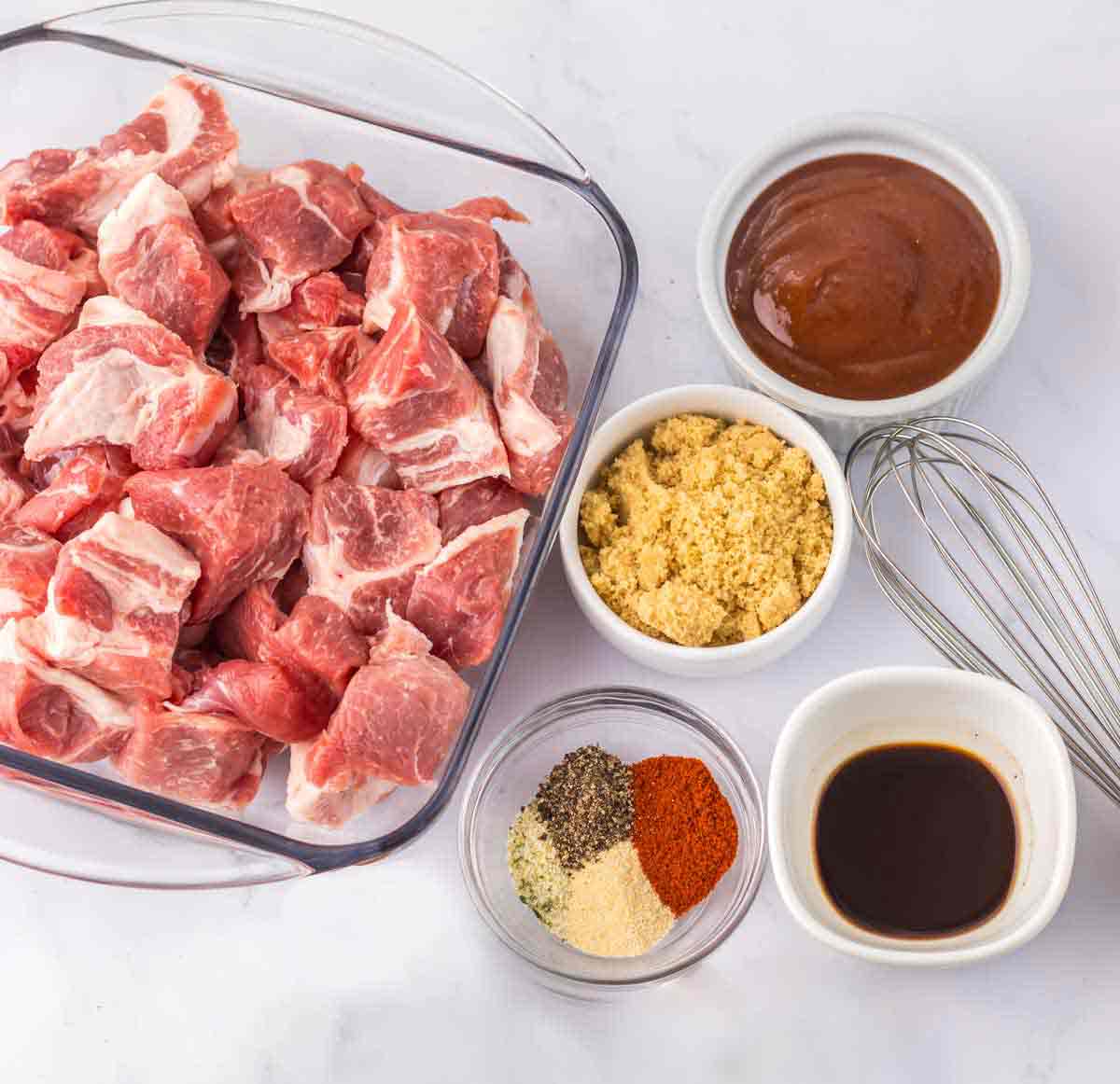 Honey Barbecue Riblets Ingredients