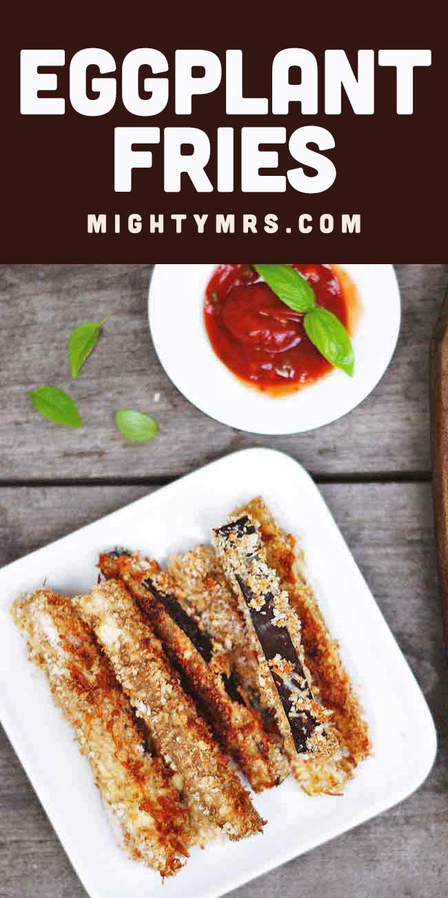 Baked Parmesan Eggplant Fries