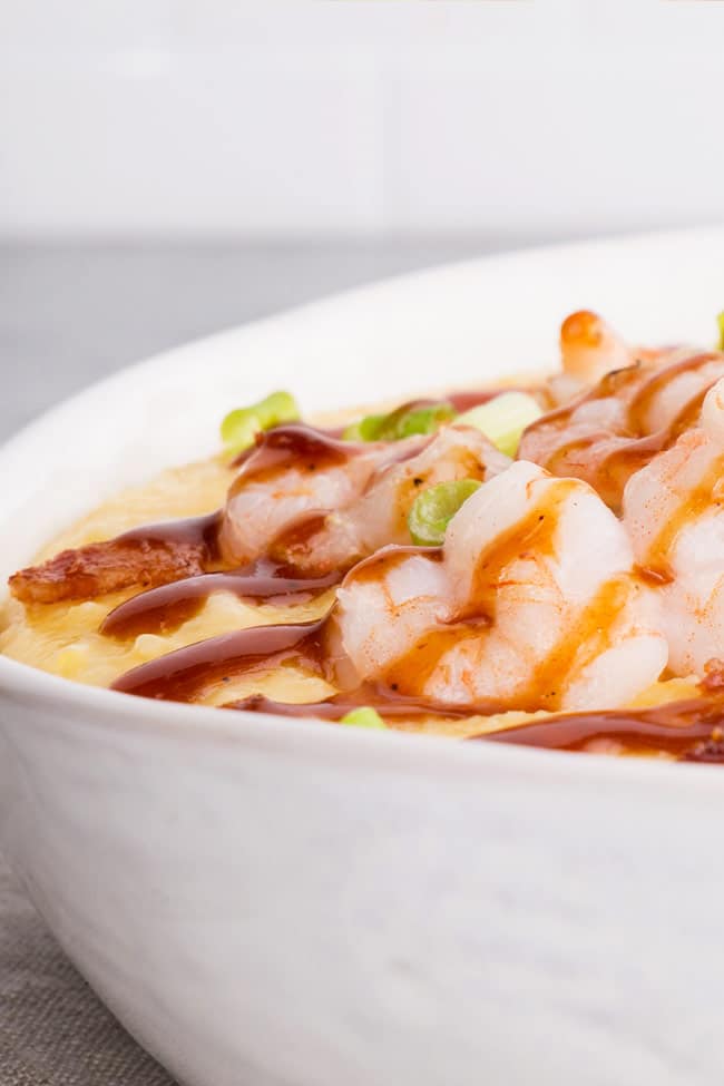 Barbecue Grilled Shrimp and Grits