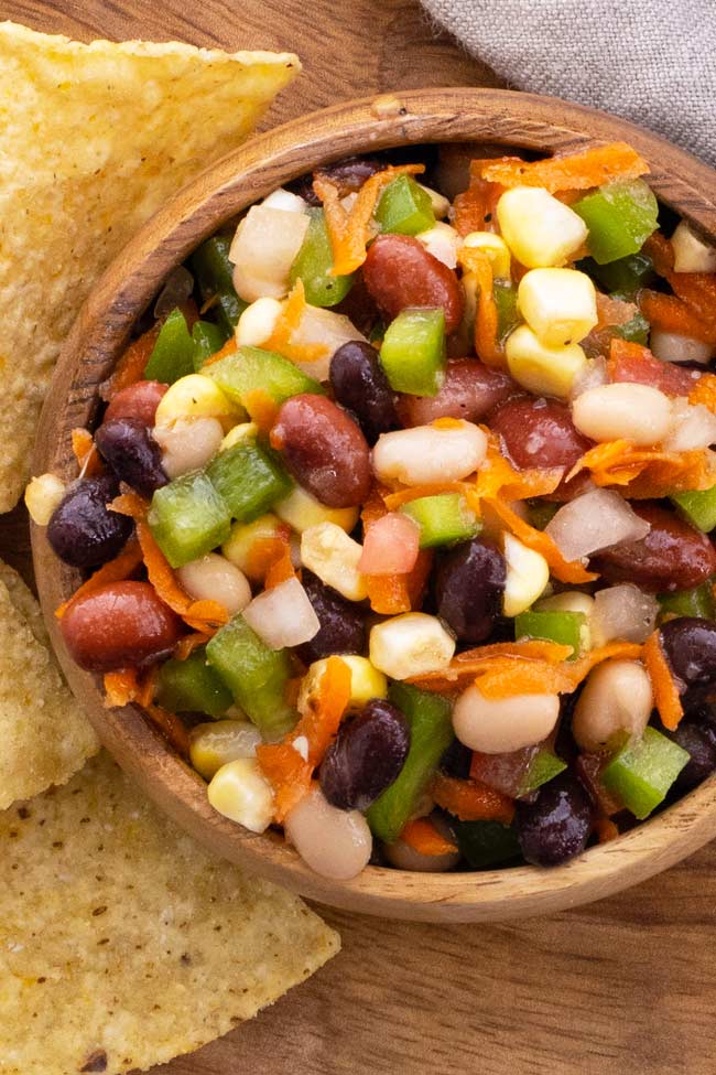 Cowboy Caviar Bean Dip Appetizer