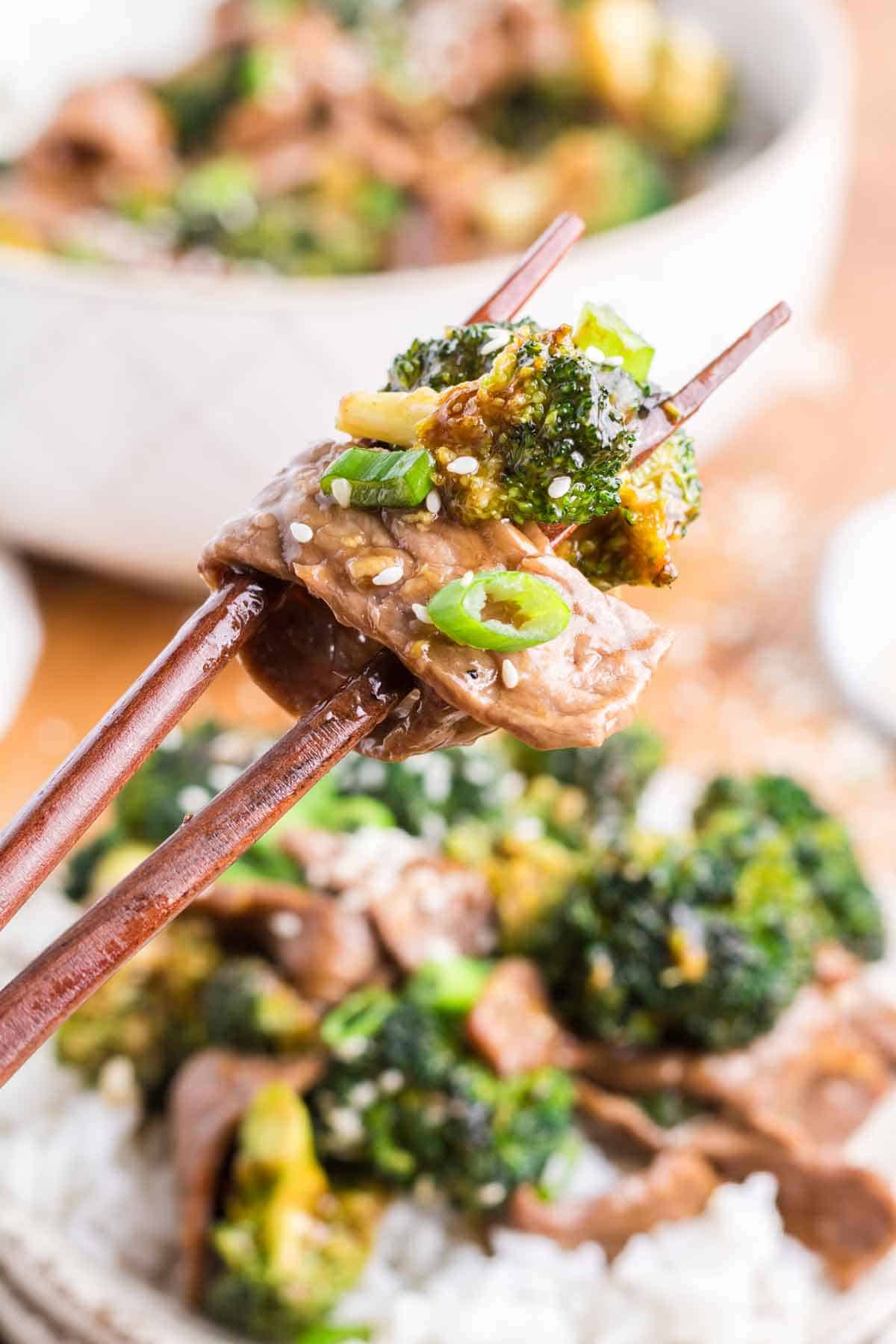Homemade Chinese Beef and Broccoli