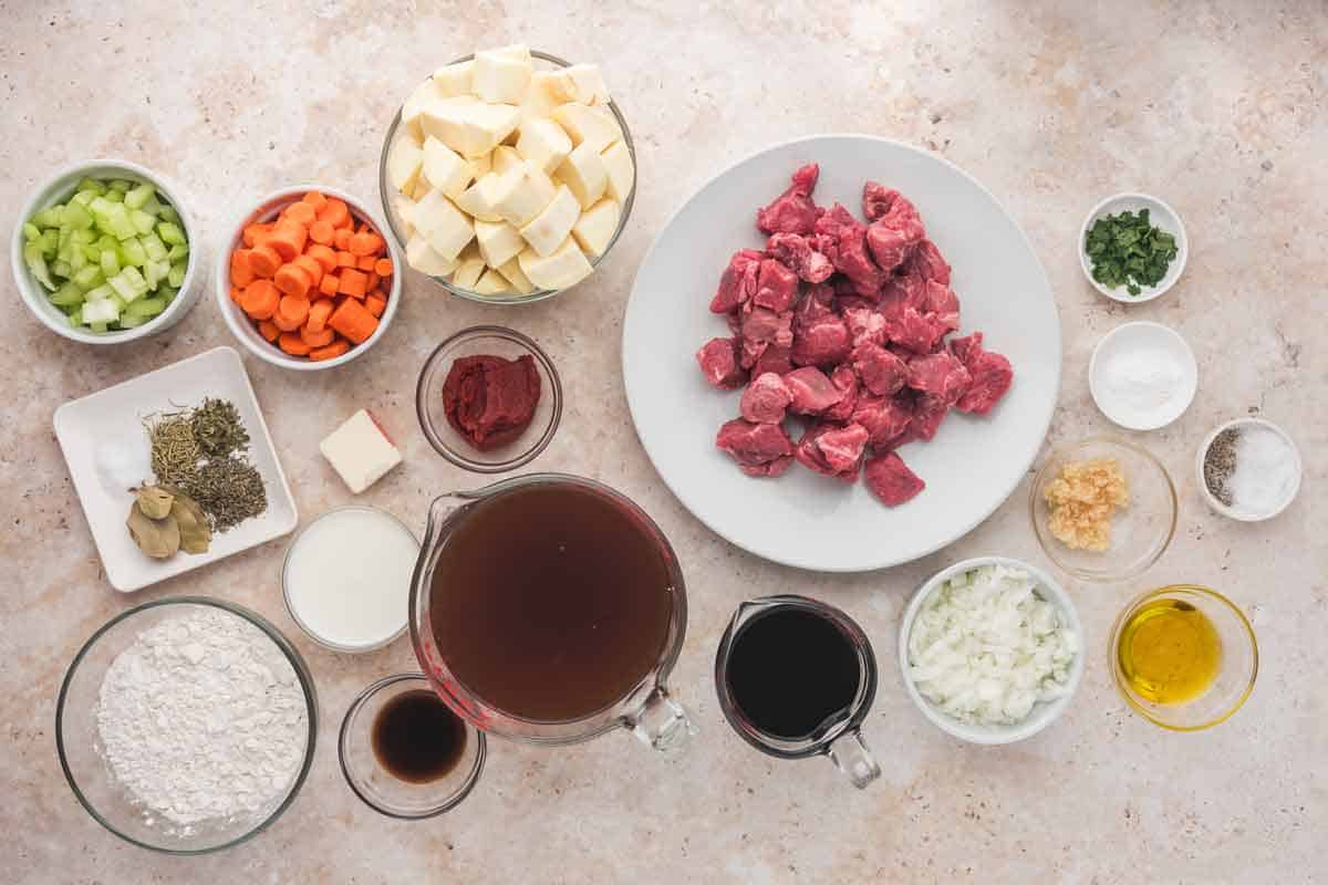 Beef Stew with Dumplings Ingredients