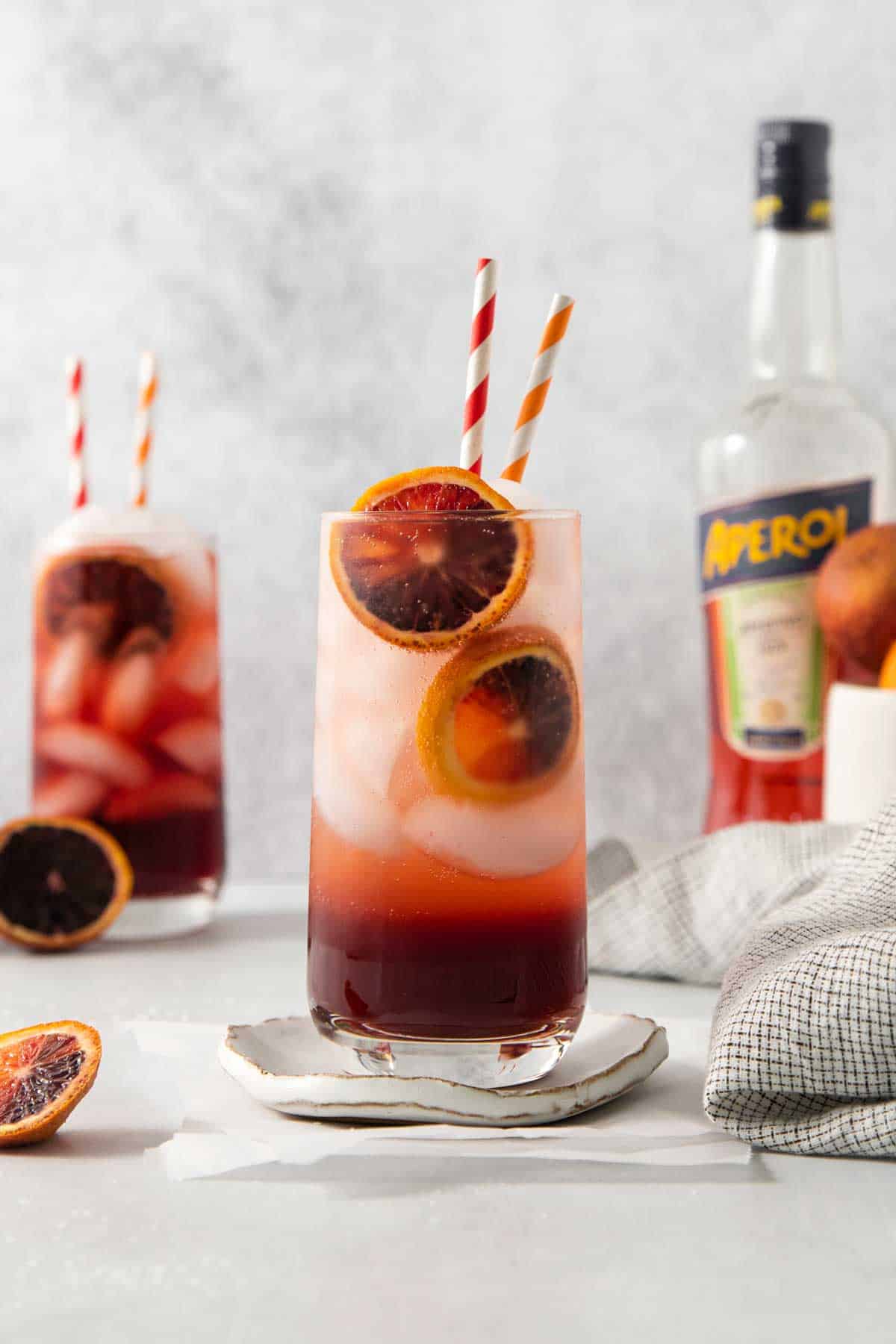Blood Orange Aperol Spritz Cocktail
