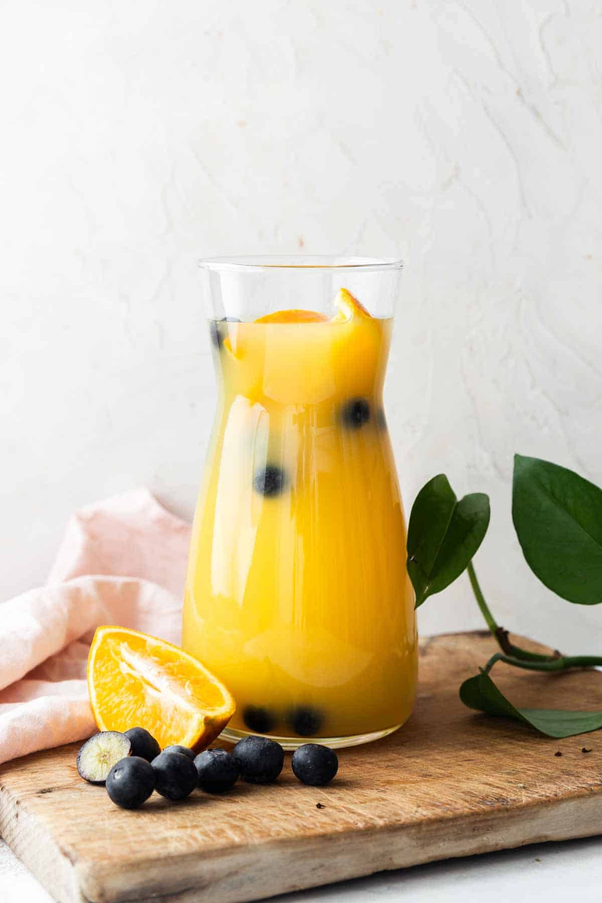 Blueberry-Orange Agua Fresca