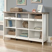 Entryway Storage Cabinet with Open Shelving