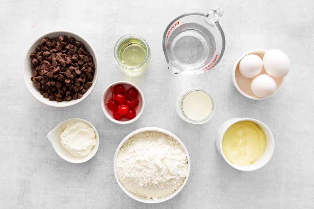 Boston Cream Bundt Cake Ingredients