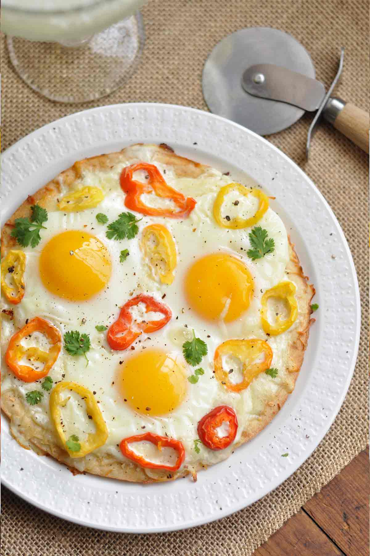 Sunny Side Up Breakfast Pizza