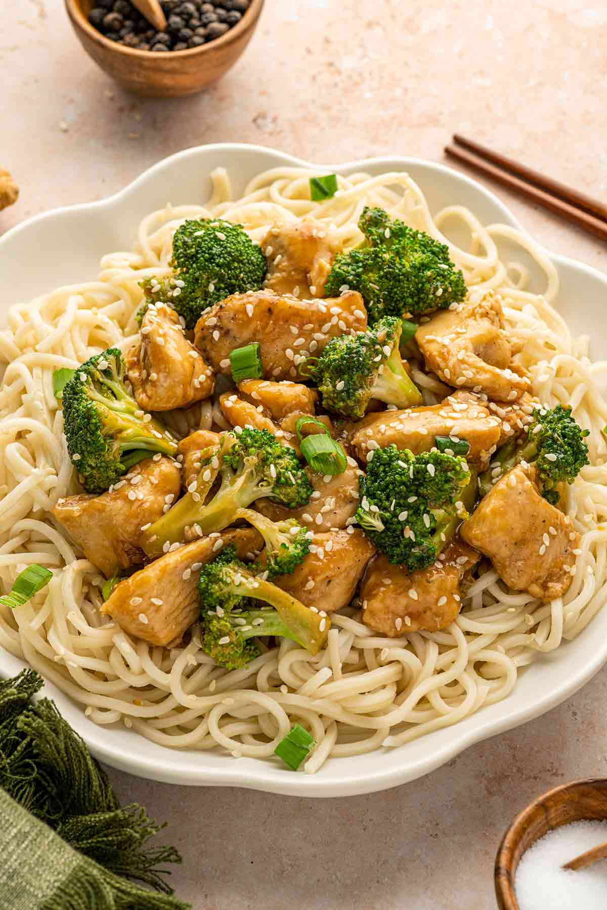 Chicken and Broccoli Stir Fry with Noodles