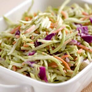 Broccoli Slaw with Homemade Dressing