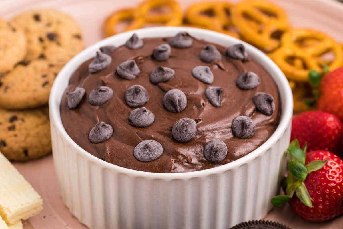 Brownie Batter Dip with Cream Cheese