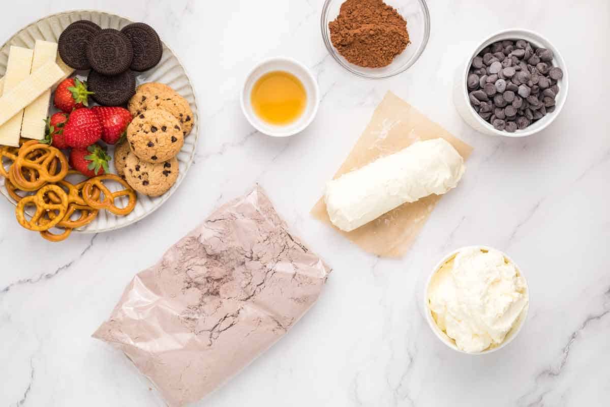 Brownie Batter Dip Ingredients