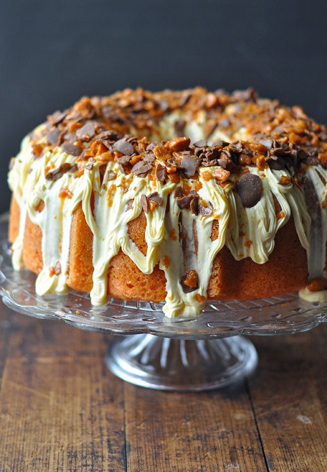 Browns Butterfinger Bundt Cake