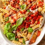 Bruchetta Chicken Casserole with Balsamic Vinegar