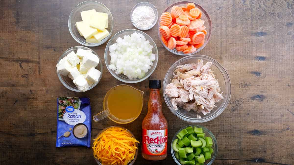 Buffalo Chicken Soup Ingredients