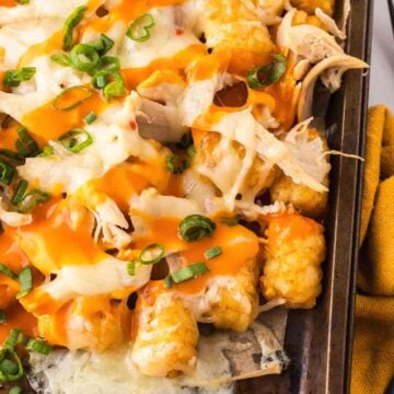 5-Ingrdient Buffalo Chicken Totchos