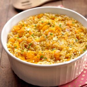 Butternut Squash Orzo Side Dish