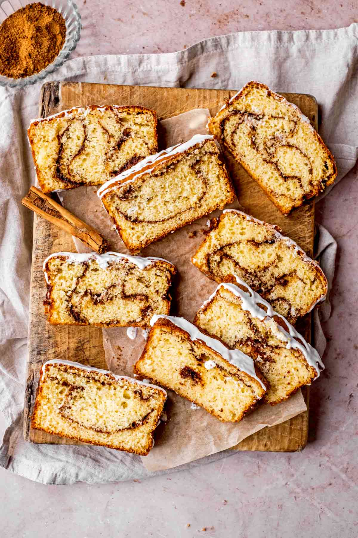 Cake Mix Cinnamon Marble Bread