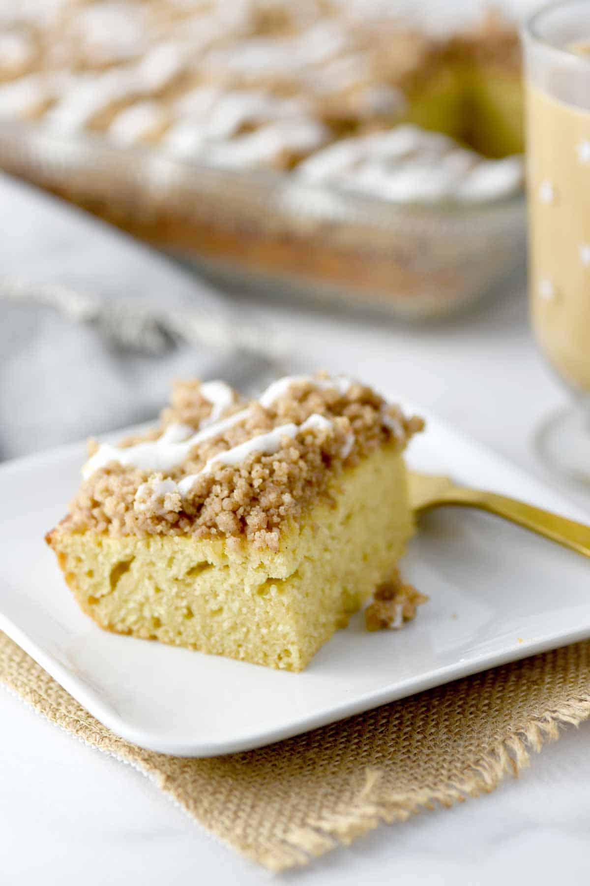 Yellow Cake Mix Coffee Cake