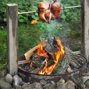 Campfire Smoked Rotisserie Chicken