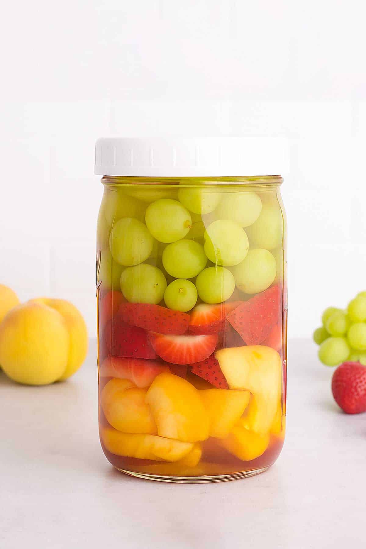 Mason Jar Camping Sangria