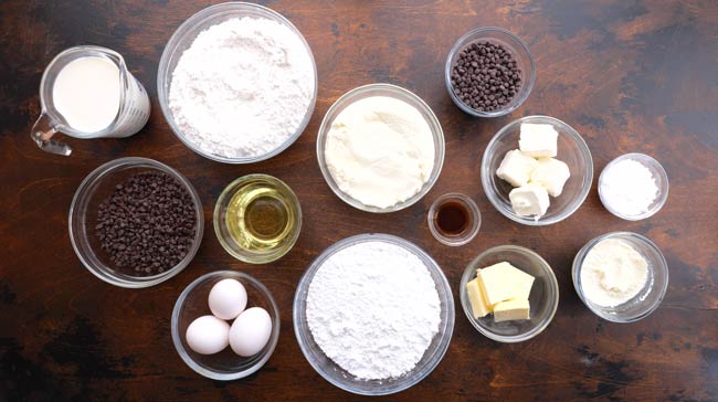 Cannoli Bundt Cake Ingredients