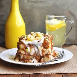 Caramel Apple Cinnamon French Toast