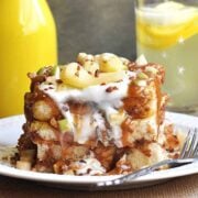 Cinnamon French Toast with Caramel Apple Topping