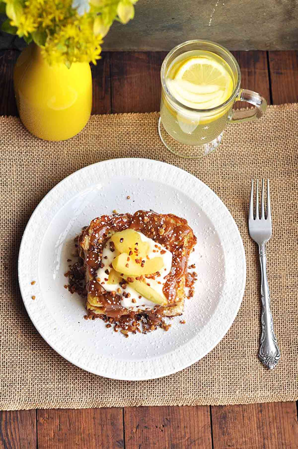 Caramel Apple French Toast
