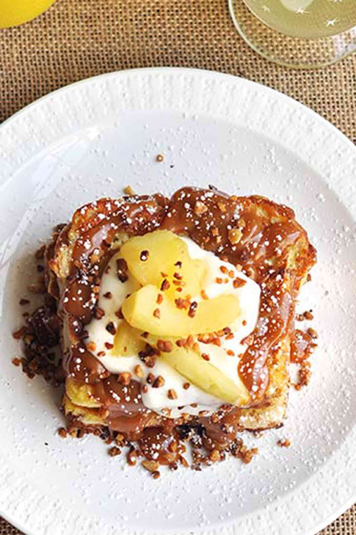 Cinnamon Apple French Toast
